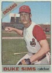 1966 Topps Baseball Cards      169     Duke Sims RC